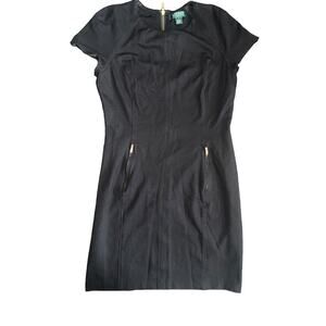 Ralph Lauren LRL Black Sheath Dress